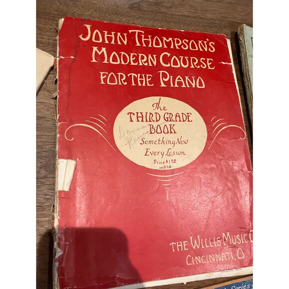 Vintage Piano Music Book Lot John Thompson Chopin Technic Is Fun Sheet Music 9 - Picture 2 of 16